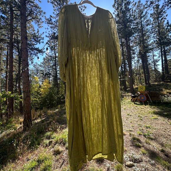 Kyra Midi Dress Fern Gauze 2XL - Picture 15 of 16